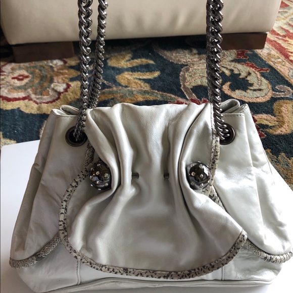 Betsy Johnson Gunmetal and Diamond handbag - Picture 3 of 5